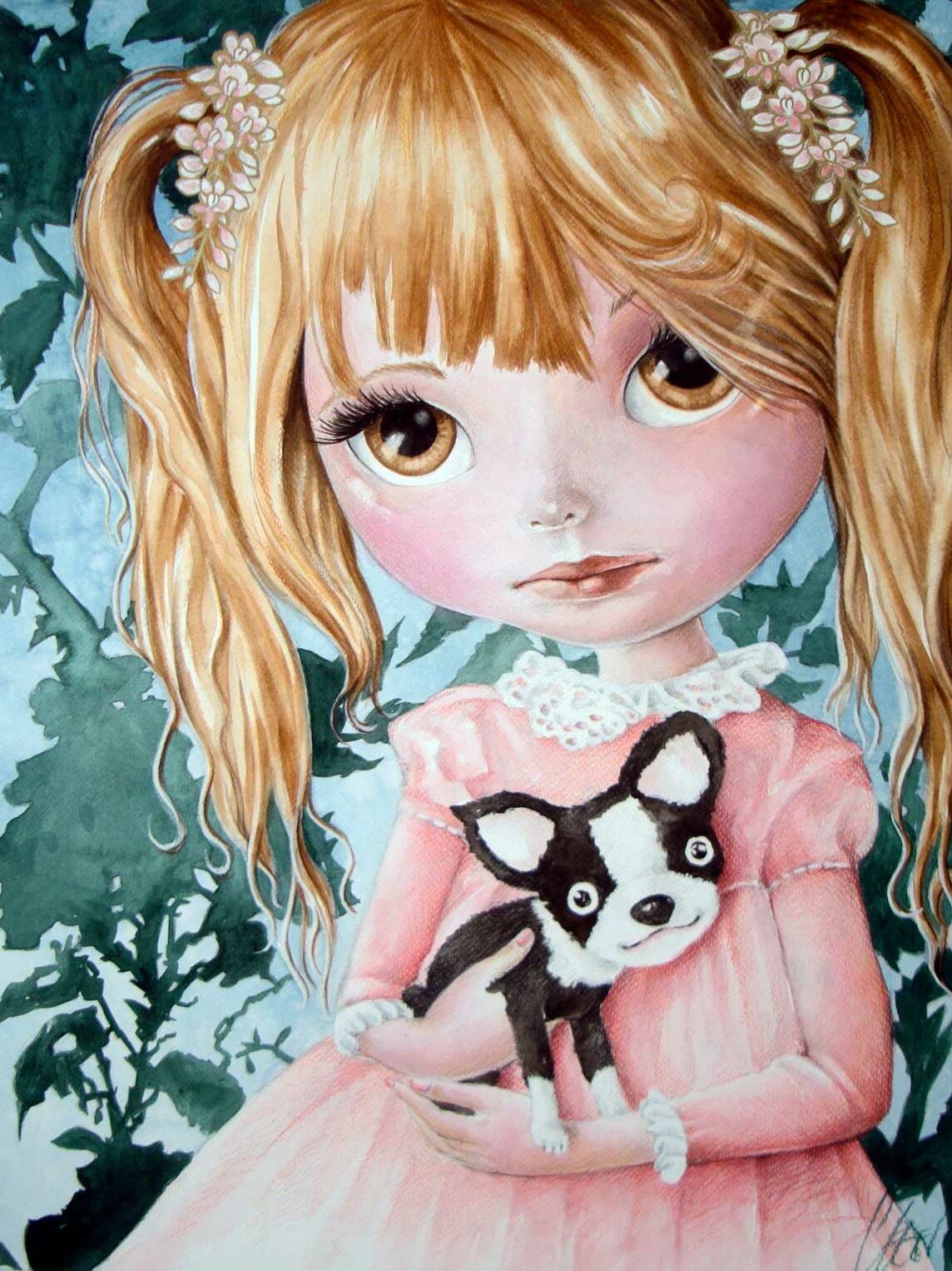 Fine Art Print dollypop Coco door Hans De Cleen