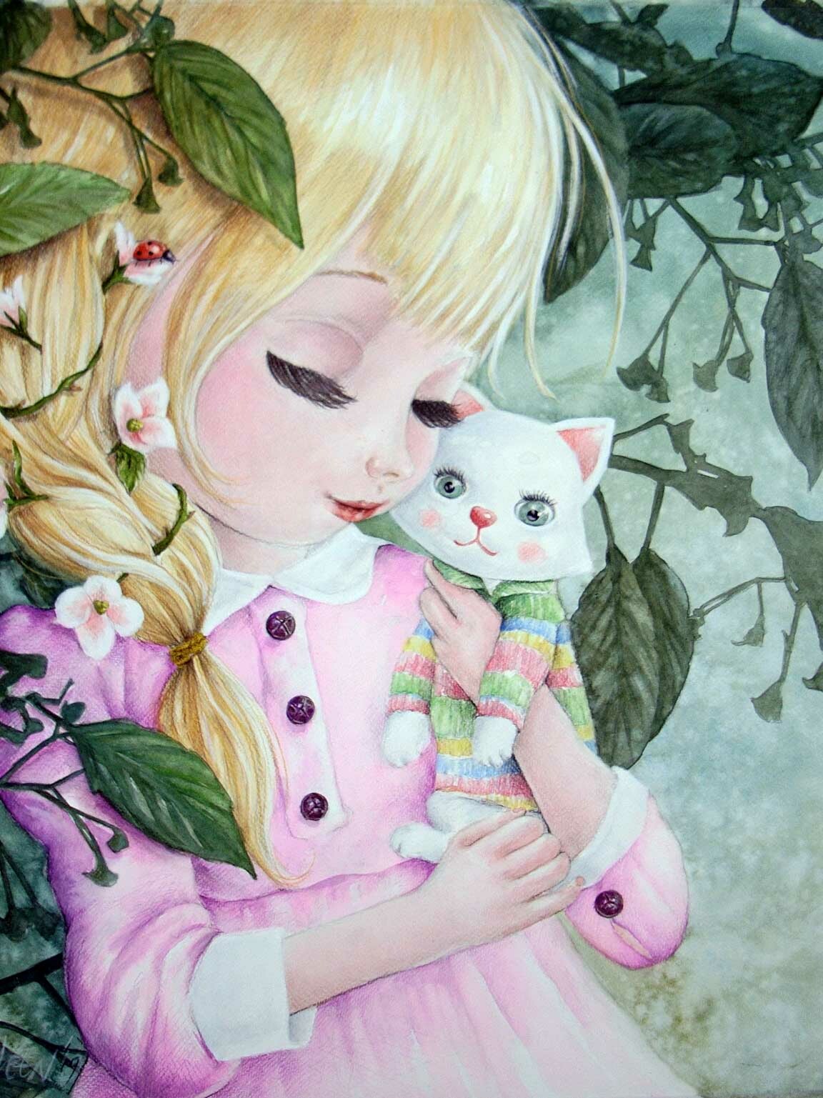 Fine Art Print dollypop Lina door Hans De Cleen
