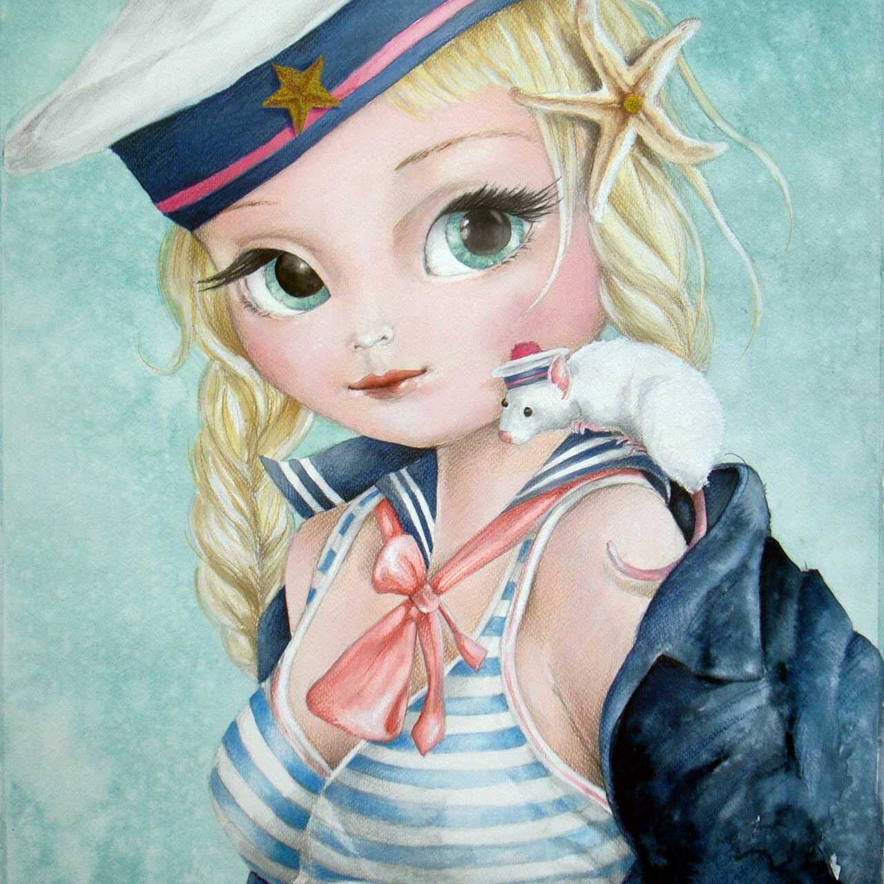Fine Art Print dollypop Marinka door Hans De Cleen