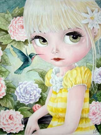 Fine Art Print dollypop Rosalie door Hans De Cleen s